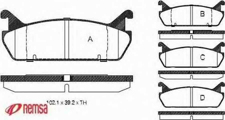 Metzger 032900 - Kit pastiglie freno, Freno a disco autozon.pro