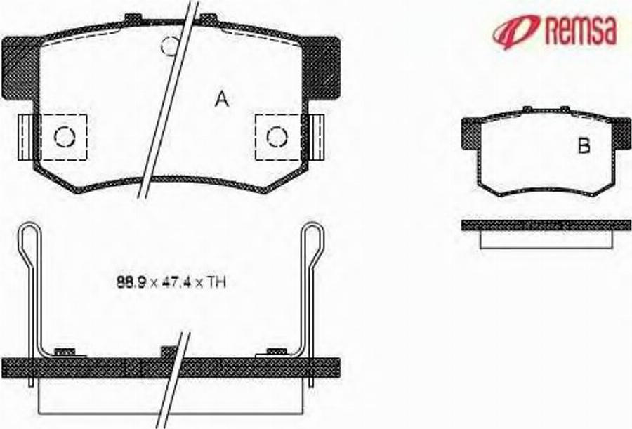 Metzger 032502 - Kit pastiglie freno, Freno a disco autozon.pro