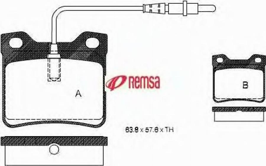 Metzger 032102 - Kit pastiglie freno, Freno a disco autozon.pro