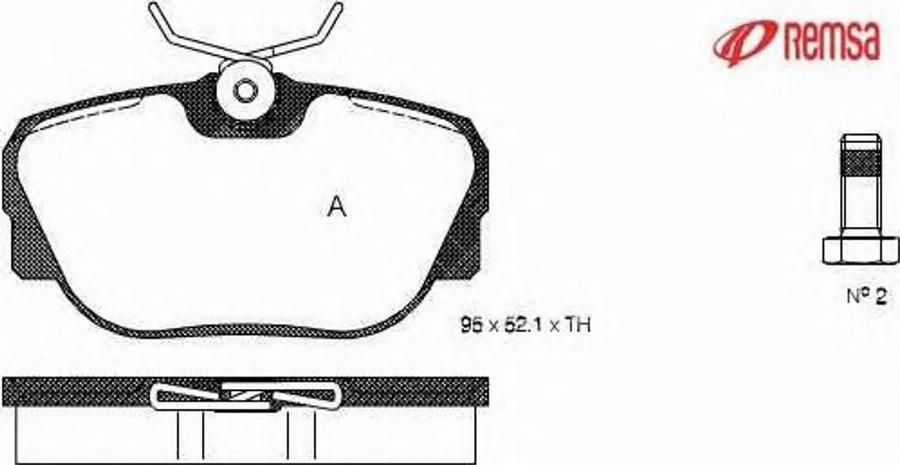 Metzger 029600 - Kit pastiglie freno, Freno a disco autozon.pro