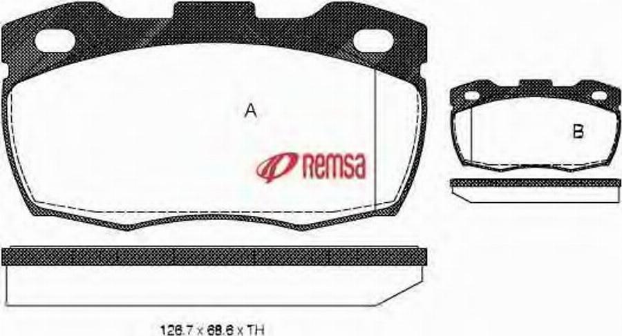 Metzger 0266.10 - Kit pastiglie freno, Freno a disco autozon.pro