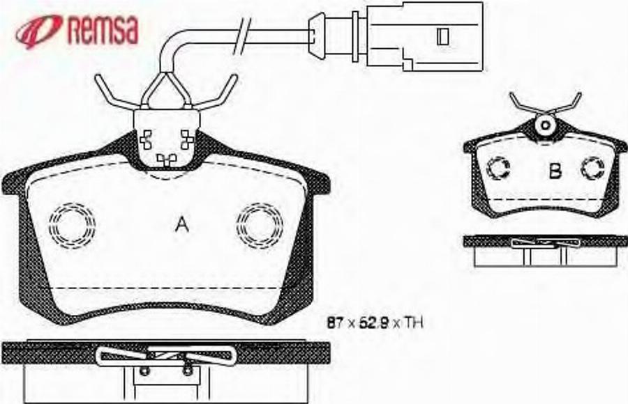 Metzger 0263.51 - Kit pastiglie freno, Freno a disco autozon.pro