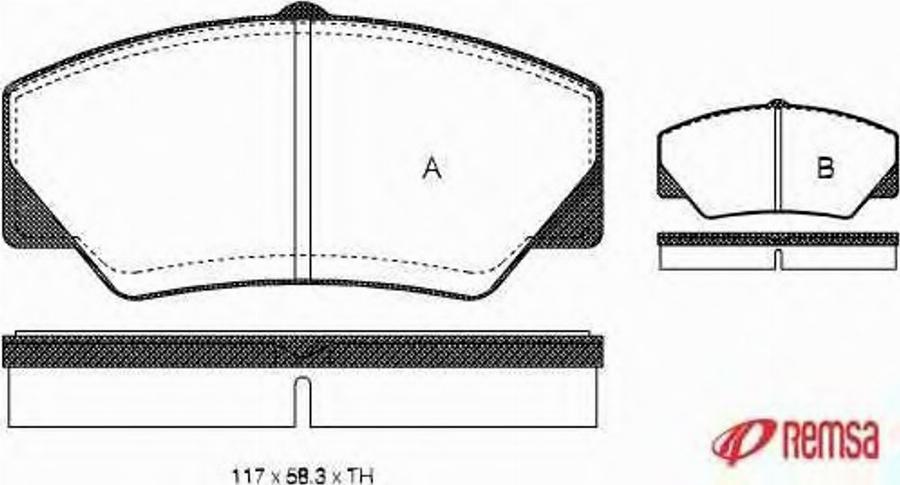 Metzger 020600 - Kit pastiglie freno, Freno a disco autozon.pro