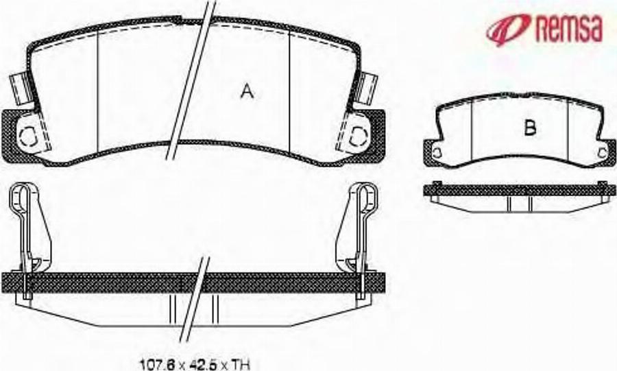 Metzger 021422 - Kit pastiglie freno, Freno a disco autozon.pro