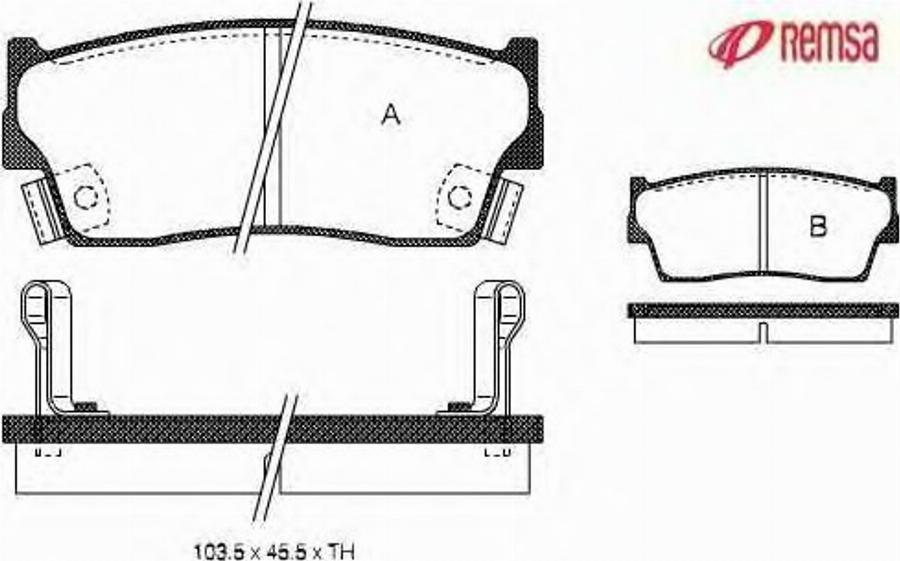 Metzger 028902 - Kit pastiglie freno, Freno a disco autozon.pro