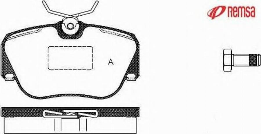 Metzger 028400 - Kit pastiglie freno, Freno a disco autozon.pro