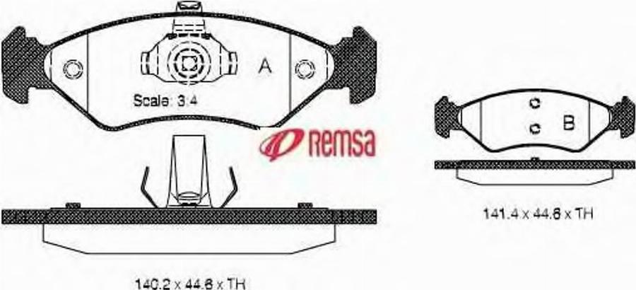 Metzger 028530 - Kit pastiglie freno, Freno a disco autozon.pro