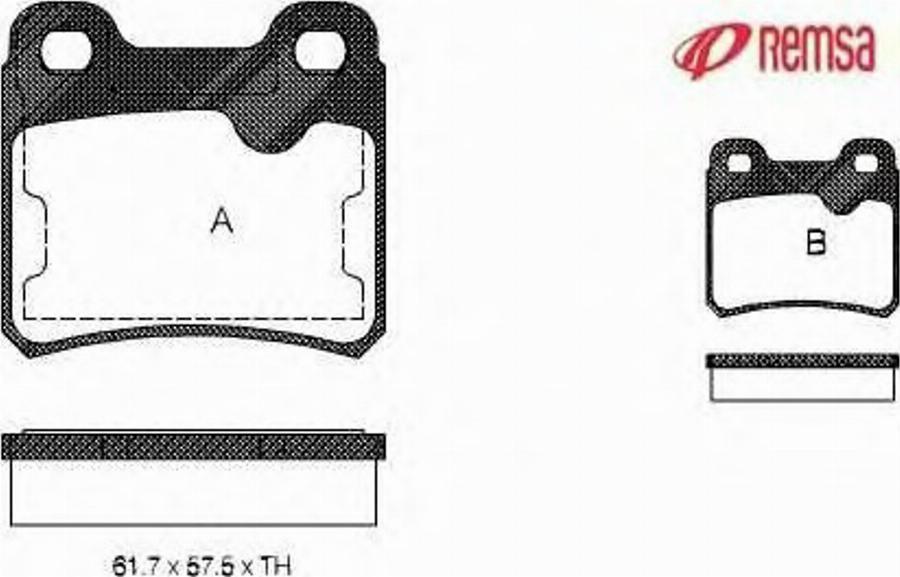 Metzger 028210 - Kit pastiglie freno, Freno a disco autozon.pro