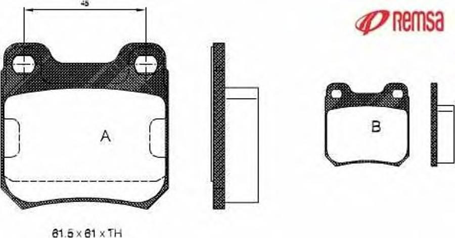 Metzger 023900 - Kit pastiglie freno, Freno a disco autozon.pro