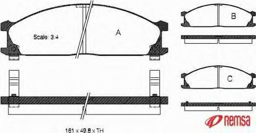 Metzger 023602 - Kit pastiglie freno, Freno a disco autozon.pro