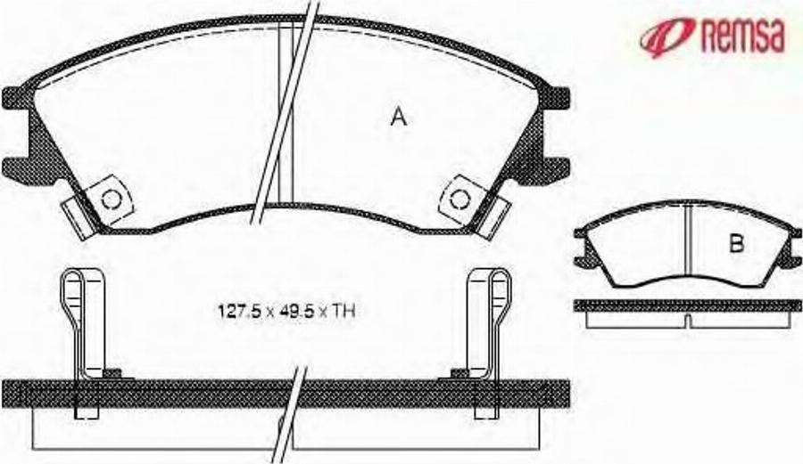 Metzger 022402 - Kit pastiglie freno, Freno a disco autozon.pro