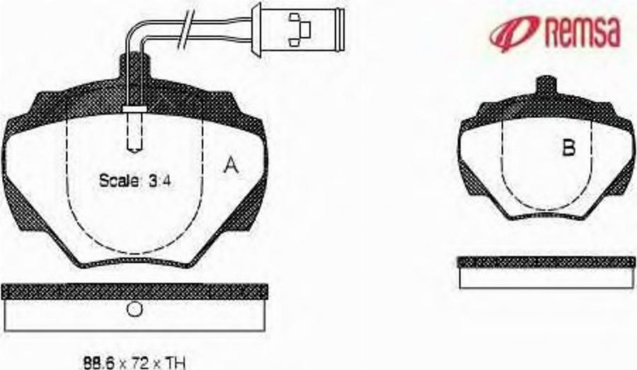 Metzger 0222.01 - Kit pastiglie freno, Freno a disco autozon.pro