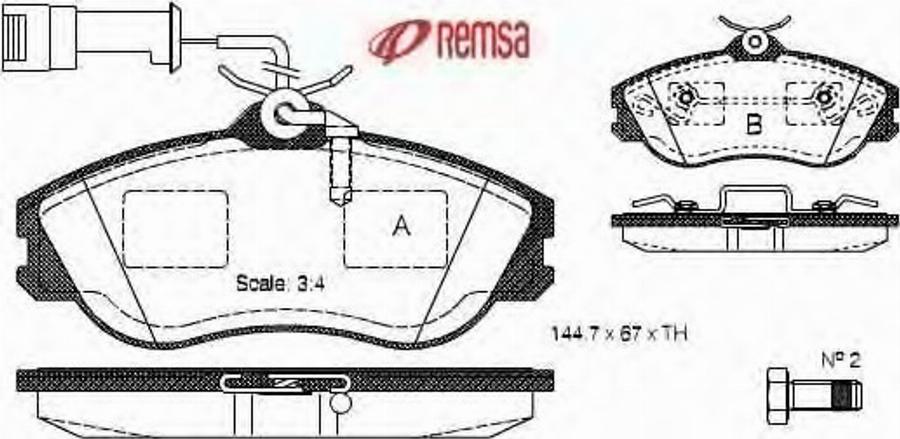 Metzger 027622 - Kit pastiglie freno, Freno a disco autozon.pro