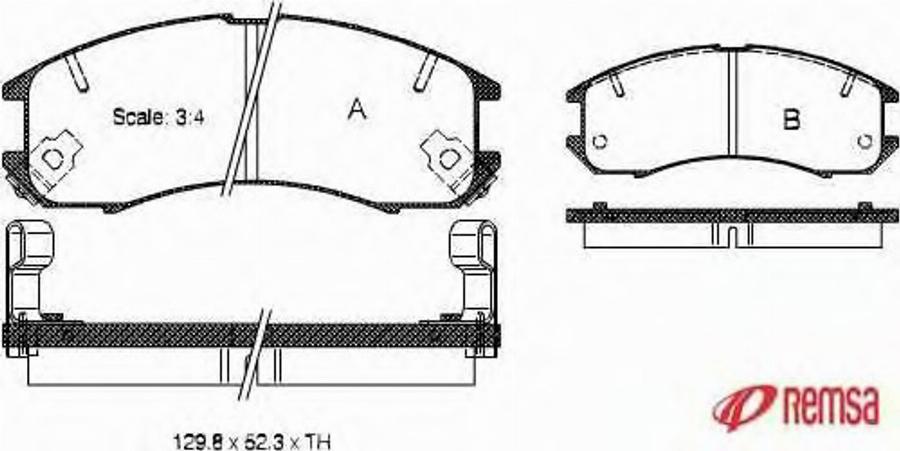 Metzger 027302 - Kit pastiglie freno, Freno a disco autozon.pro