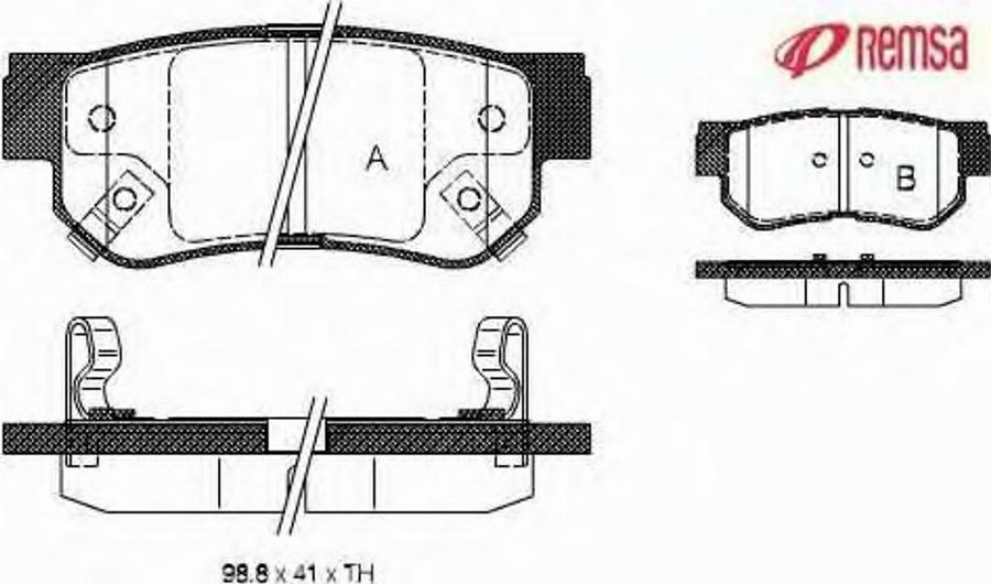 Metzger 0746.02 - Kit pastiglie freno, Freno a disco autozon.pro