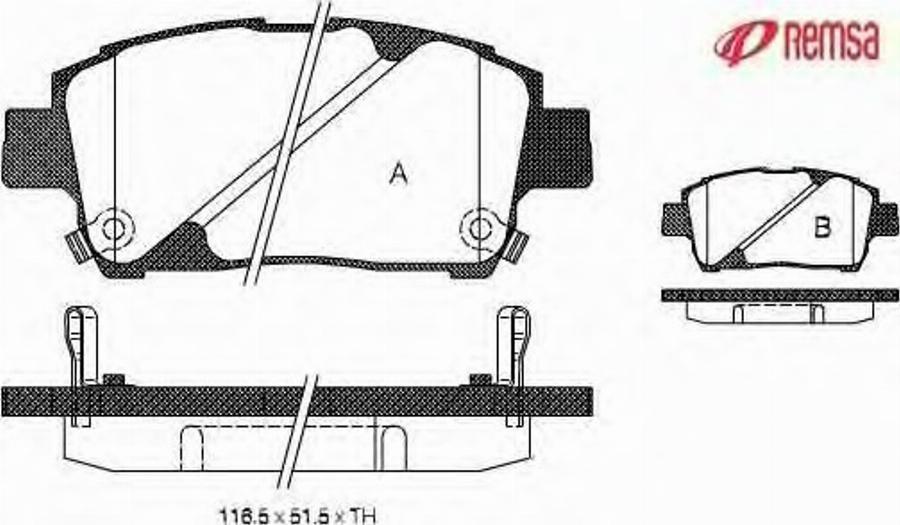 Metzger 0740.02 - Kit pastiglie freno, Freno a disco autozon.pro