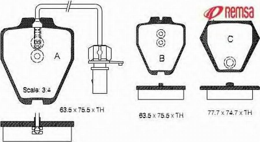 Metzger 0752.02 - Kit pastiglie freno, Freno a disco autozon.pro