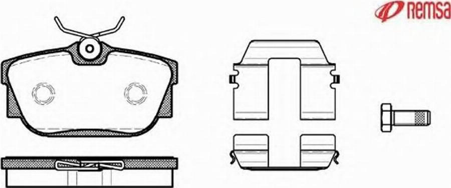 Metzger 0767.10 - Kit pastiglie freno, Freno a disco autozon.pro