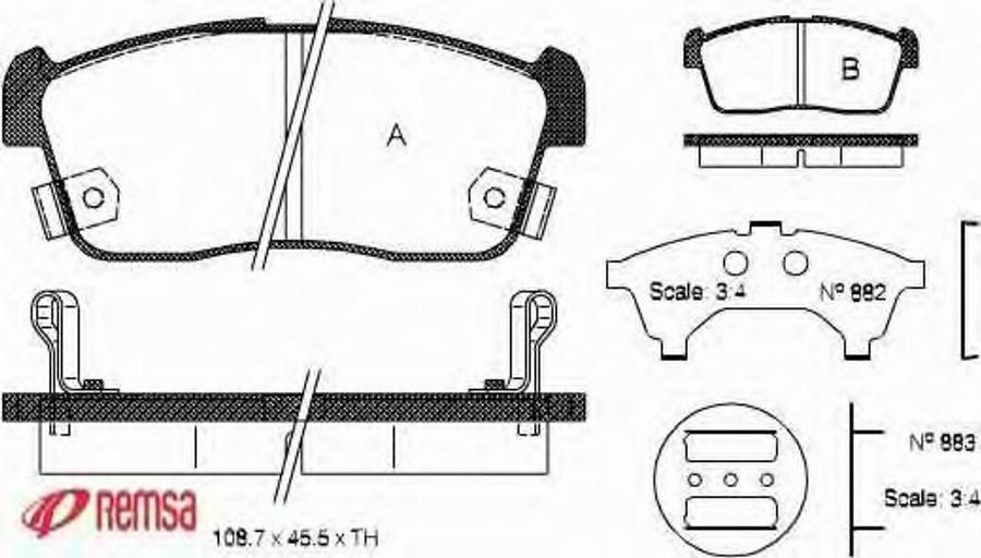 Metzger 072402 - Kit pastiglie freno, Freno a disco autozon.pro