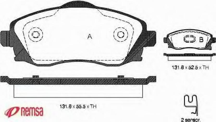 Metzger 077402 - Kit pastiglie freno, Freno a disco autozon.pro