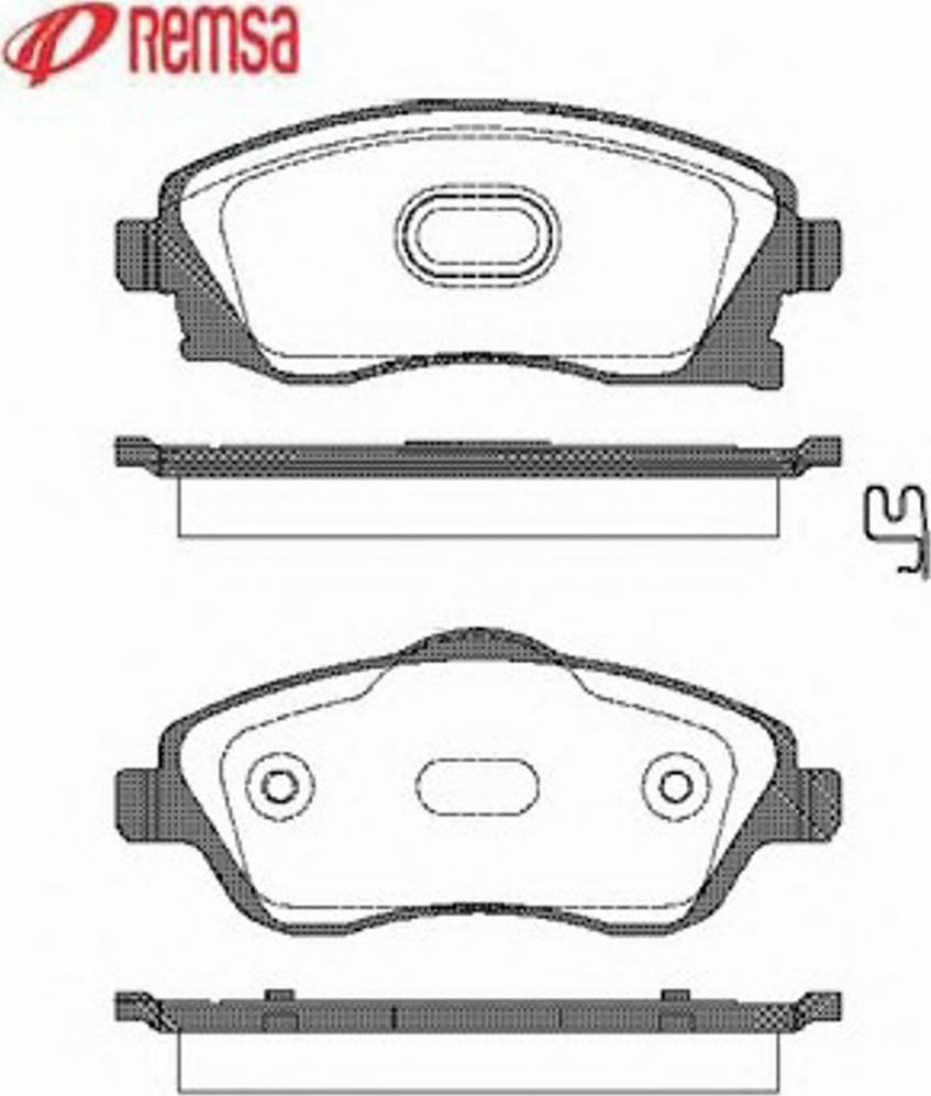 Metzger 077412 - Kit pastiglie freno, Freno a disco autozon.pro