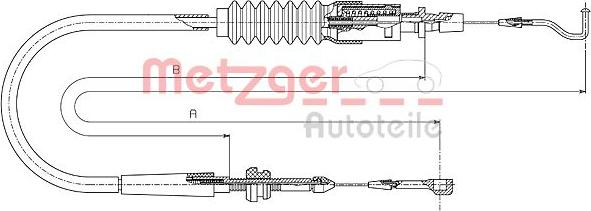 Metzger 14.4304 - Cavo acceleratore autozon.pro