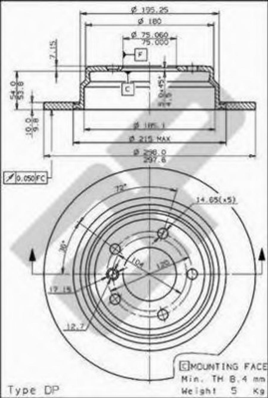 Metzger 14642V - Discofreno autozon.pro