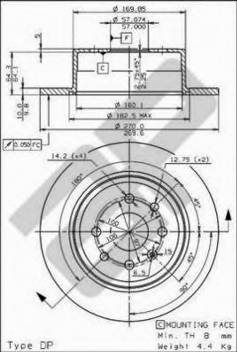 Metzger 14657 - Discofreno autozon.pro