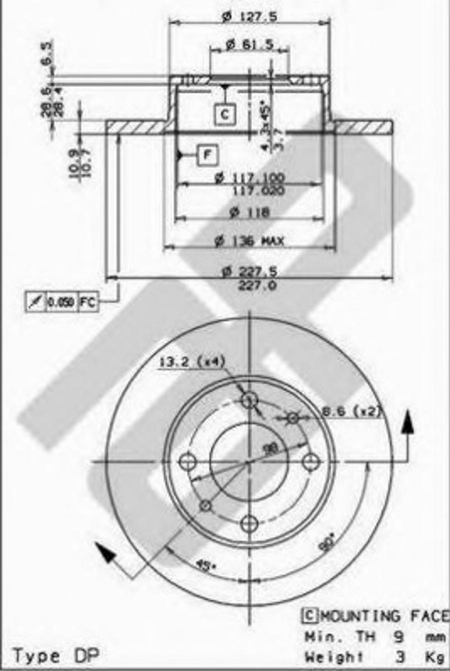 Metzger 14087 - Discofreno autozon.pro