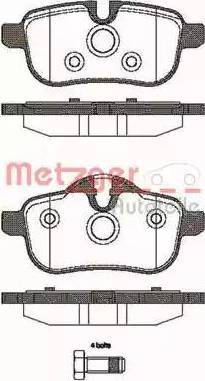 Metzger 1170783 - Kit pastiglie freno, Freno a disco autozon.pro