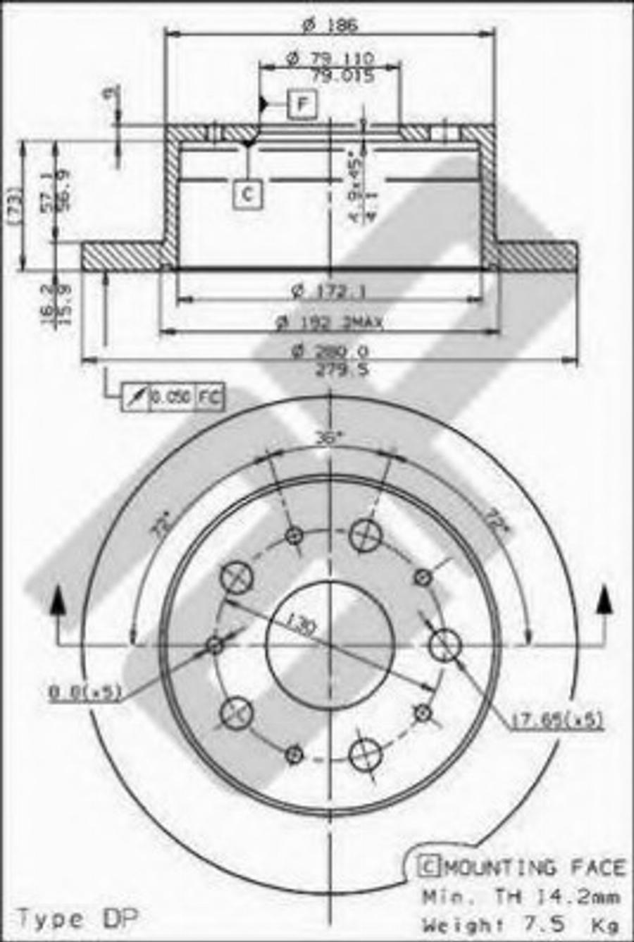 Metzger 14808 - Discofreno autozon.pro