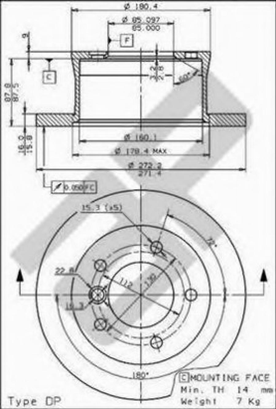 Metzger 14812 - Discofreno autozon.pro