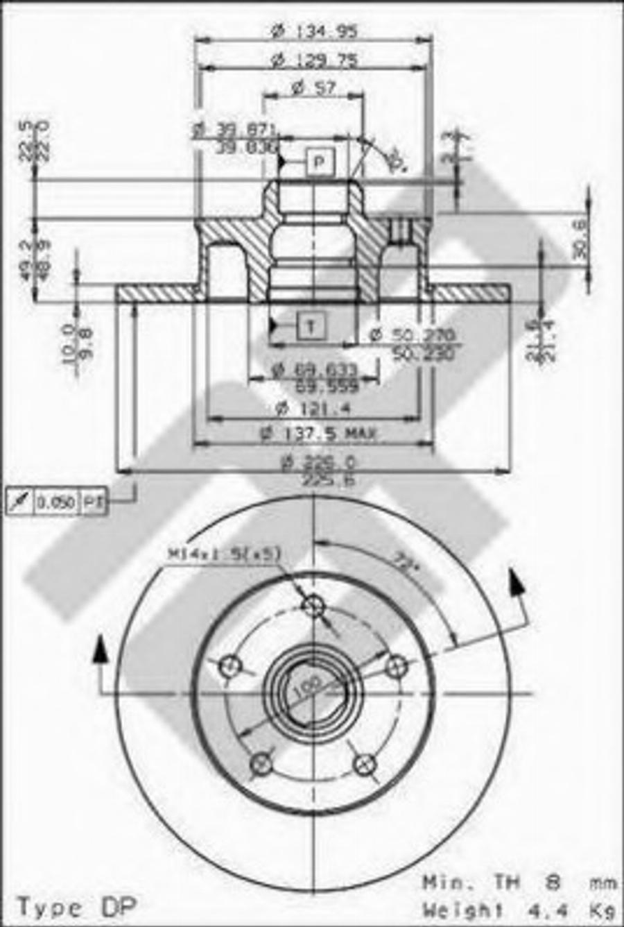 Metzger 14351 - Discofreno autozon.pro