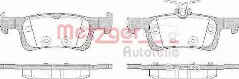 Metzger 1170799 - Kit pastiglie freno, Freno a disco autozon.pro