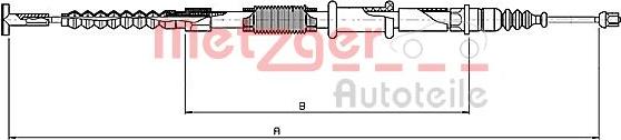 Metzger 1651.21 - Cavo comando, Freno stazionamento autozon.pro