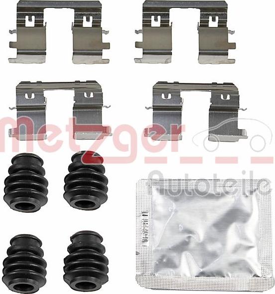 Metzger 109-0144 - Kit accessori, Pastiglia freno autozon.pro