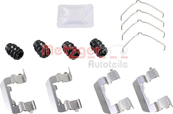 Metzger 109-0103 - Kit accessori, Pastiglia freno autozon.pro