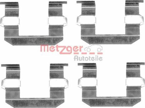 Metzger 109-1645 - Kit accessori, Pastiglia freno autozon.pro