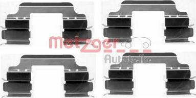 Metzger 109-1648 - Kit accessori, Pastiglia freno autozon.pro