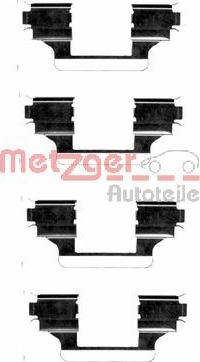 Metzger 109-1656 - Kit accessori, Pastiglia freno autozon.pro