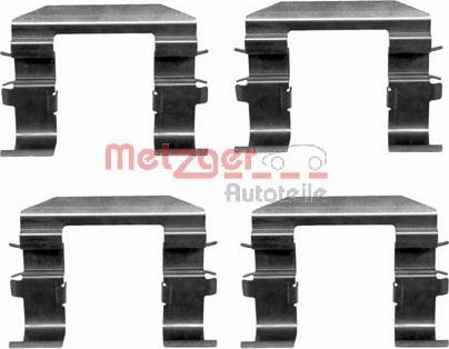 Metzger 109-1664 - Kit accessori, Pastiglia freno autozon.pro