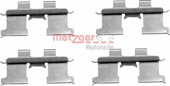 Metzger 109-1667 - Kit accessori, Pastiglia freno autozon.pro