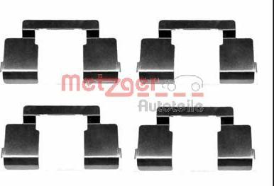 Metzger 109-1609 - Kit accessori, Pastiglia freno autozon.pro