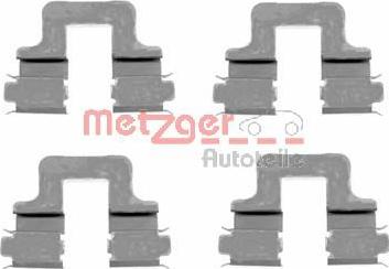 Metzger 109-1606 - Kit accessori, Pastiglia freno autozon.pro