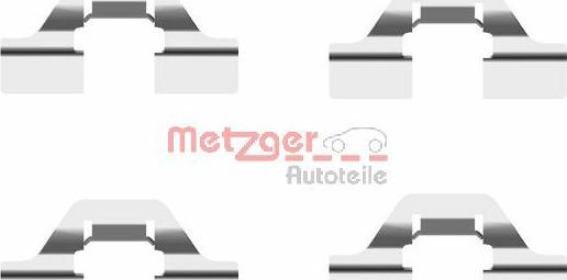 Metzger 109-1684 - Kit accessori, Pastiglia freno autozon.pro