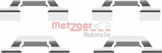 Metzger 109-1685 - Kit accessori, Pastiglia freno autozon.pro