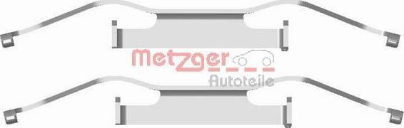 Metzger 109-1680 - Kit accessori, Pastiglia freno autozon.pro