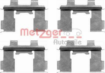 Metzger 109-1630 - Kit accessori, Pastiglia freno autozon.pro