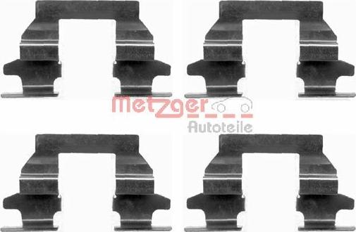 Metzger 109-1625 - Kit accessori, Pastiglia freno autozon.pro