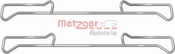 Metzger 109-1678 - Kit accessori, Pastiglia freno autozon.pro